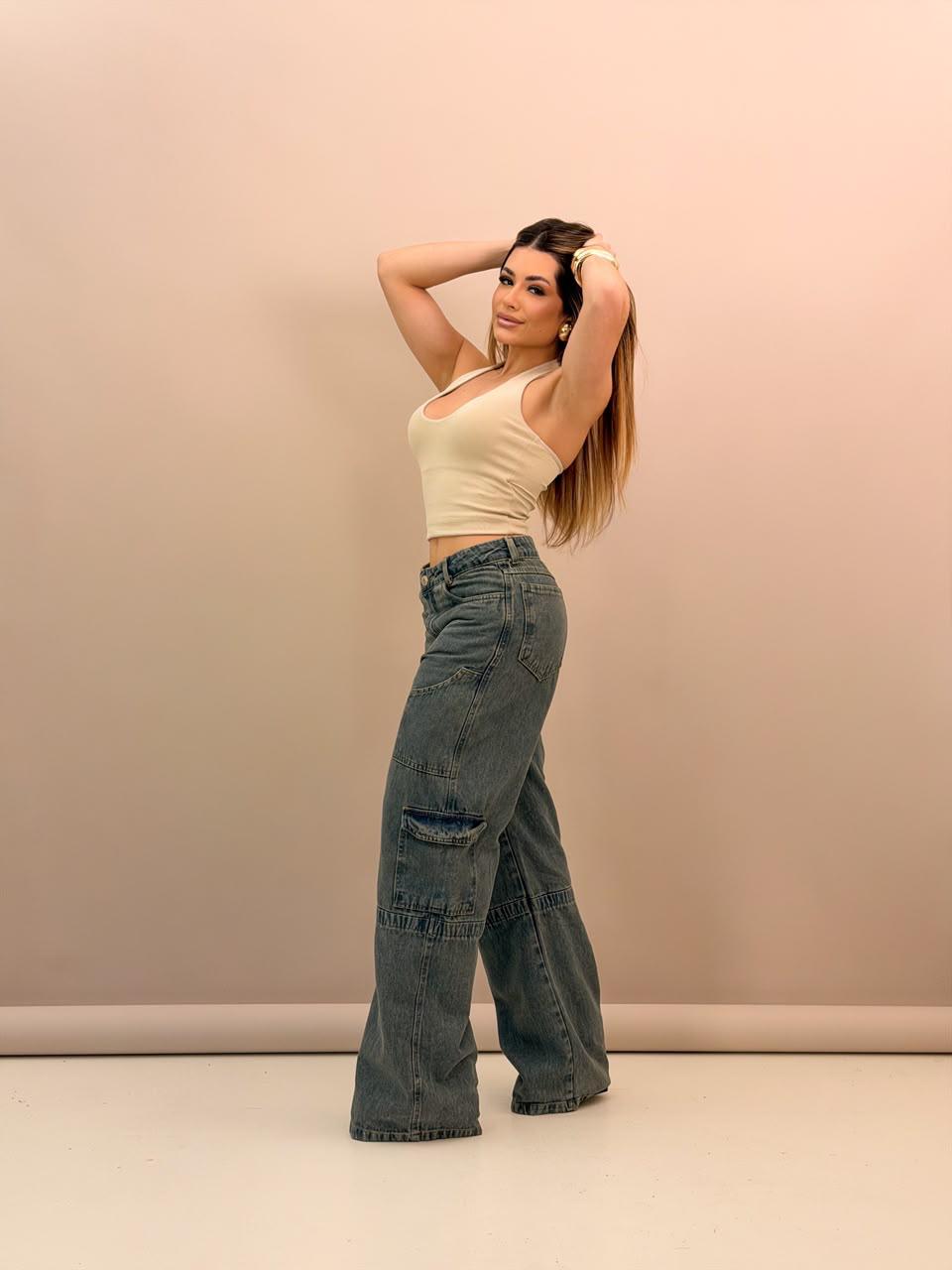 Calça Jeans Dress